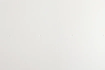 A close-up view of a freshly installed drywall panel on a wall, showing the smooth plastered surface and subtle texture of the gypsum board, with neutral tones and soft lighting, no people, no furniture, no text or logos