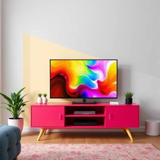 Make Your TV Stand Out with a Splash of Color with Color