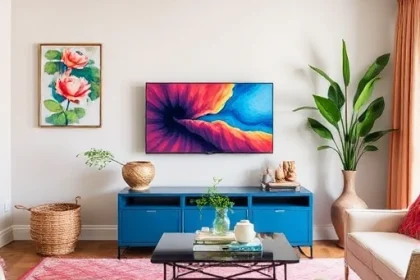 Elevate Your TV Room with a Splash of Color