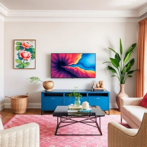 Elevate Your TV Room with a Splash of Color