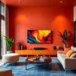 Enhance Your TV Room with a Splash of Color with Color