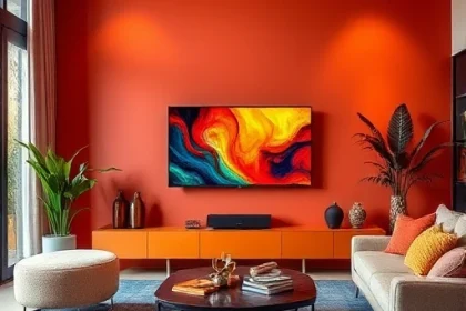 Enhance Your TV Room with a Splash of Color with Color