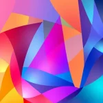 A vibrant and colorful abstract composition showcasing the mastery of TVIColor techniques. The image should feature a harmonious blend of various hues and tones, with smooth transitions and gradients. The composition should include geometric shapes and patterns, demonstrating the precision and control of the TVIColor method. The overall effect should be dynamic and visually engaging, highlighting the depth and richness of the color palette.
