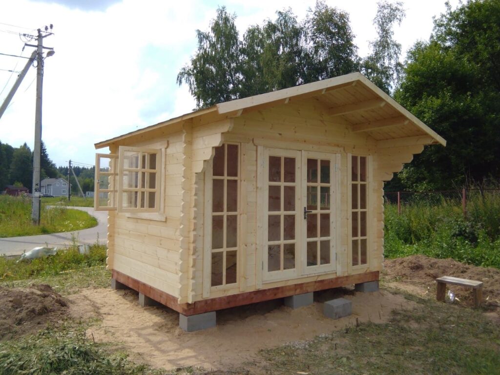 Фото 22 — Брус для возведения беседки