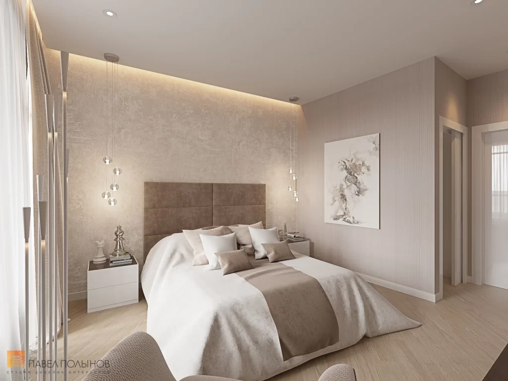 Фото 42 — Отделка спальни в современном стиле