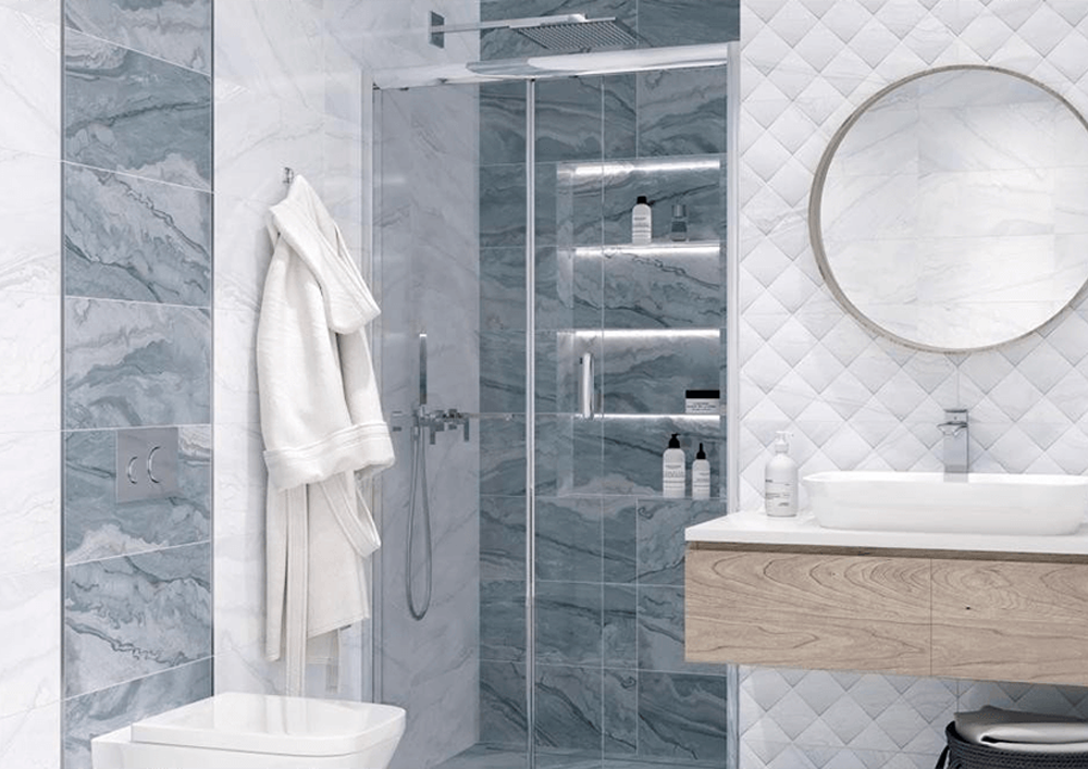 Фото 21 — Керамическая плитка для ванной комнаты