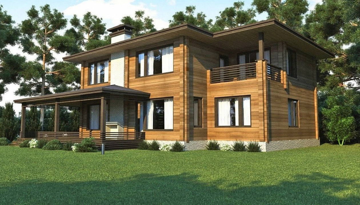 Фото 83 — Дом из бруса под ключ: уют и экология