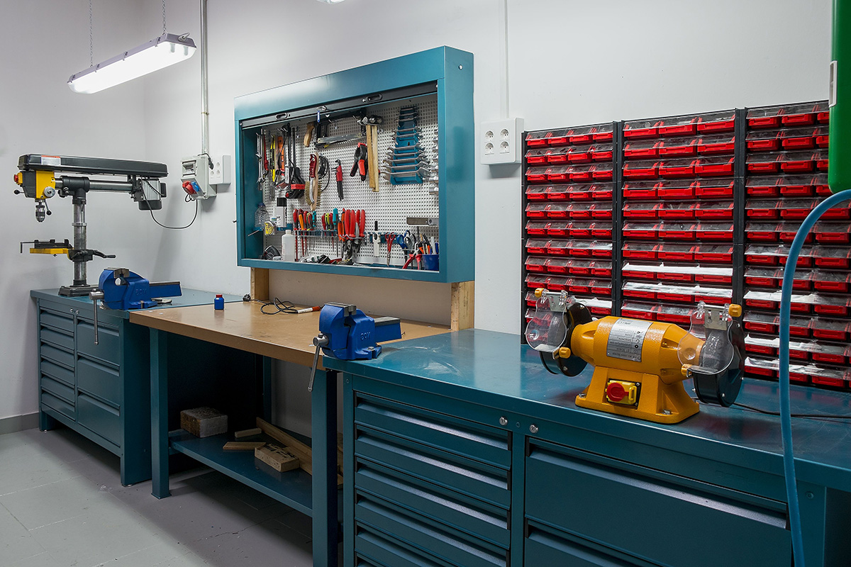 Фото 79 — Отделка мастерской с организацией рабочего пространства